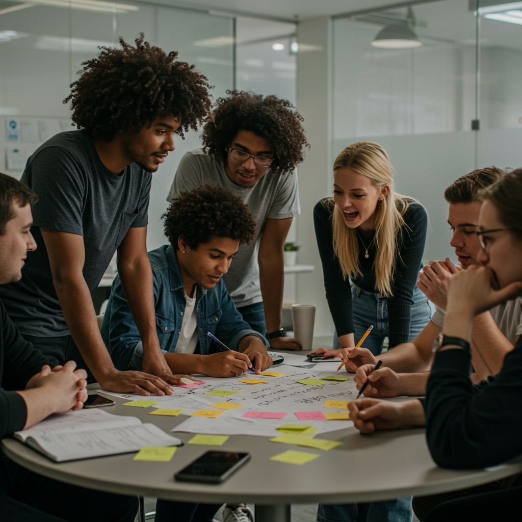 brainstorming with the digital marketing assistant